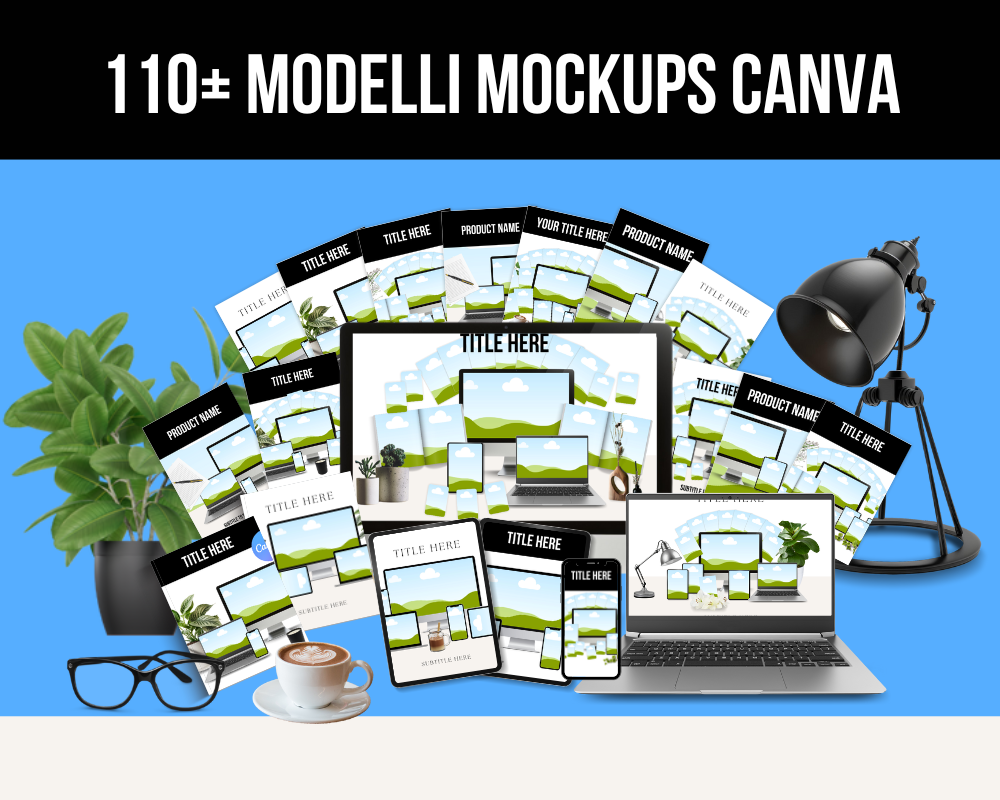 110+ Modelli Mockup per Etsy, Social Media e Sito Web