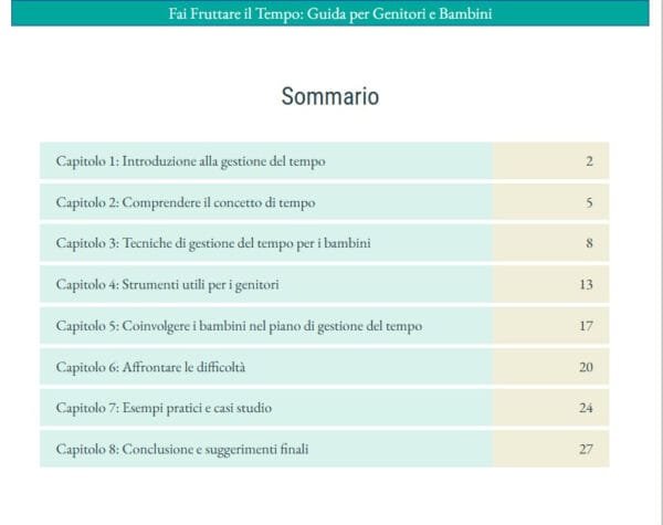 fruttare il tempo ebook
